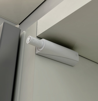 Push Door Catch, Concealed or Surface Mounted, Long Version, with Buffer, K Push Tech