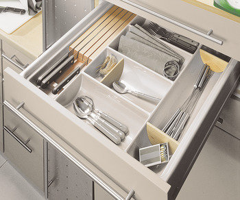 Inserts accessories, universal, with wood organisation system