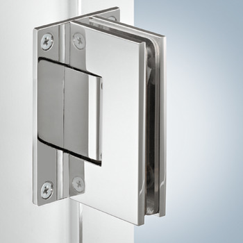 shower door hinge, For wall-glass connection