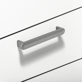Furniture handle, Handle with base, aluminium
