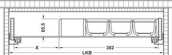 Drawer compartment system, Blum Orga-Line