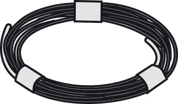 Cable, with or without plastic sheathing