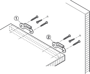 Connection fitting, for push-fitting, for shelves