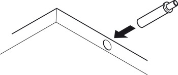 Adapter plate, for soft-closing mechanisms, with positioning aid