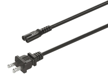 Mains lead, Small appliance plug for input port C8 250 V