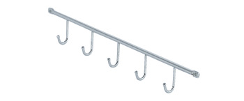Hook rail, For utensil holder system, for hook-in track
