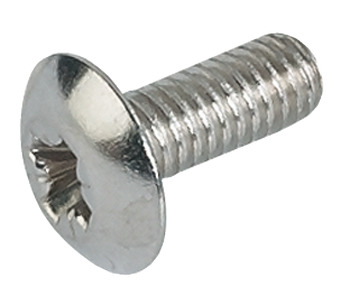 Threaded screw, with M4 thread, PZ2 cross slot, steel