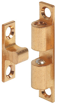 Twin ball catch, For screw fixing