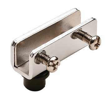 Hinge, for glass/wood constructions, inset mounting, opening angle 110°