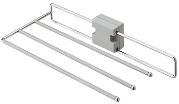 Trouser rack, extending, for 3 pairs of trousers, width 222 mm