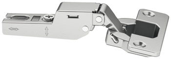Concealed hinge, Häfele Metalla 310 A 110°, half overlay mounting/twin mounting