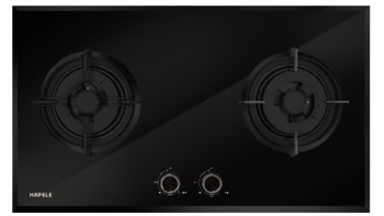 Built-in Gas Hobs, 2 Mix Brass Burners, 78 cm, Round Pan Support