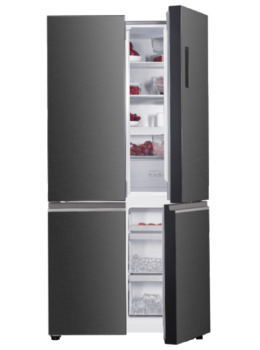 Multidoor Refrigerator, Black Inox, 586 L