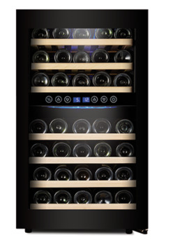 Wine Cooler, Dual Zone, 120 L / 45 bottles