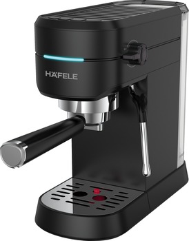 Manual Espresso Coffee Maker, Black Matte, 15 bar