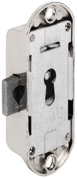 Espagnolette lock, Häfele Piccolo-Nova, with spring, backset 15 mm